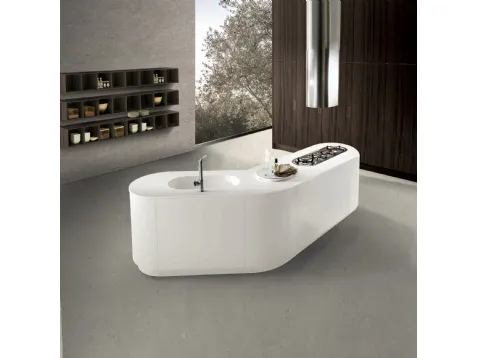 Linea Round laccato Bianco